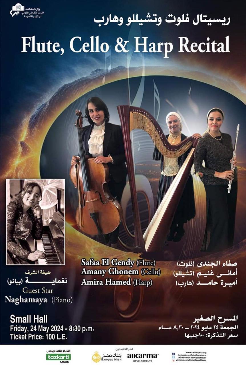 Classical Evening for Flute, Cello & Harp*