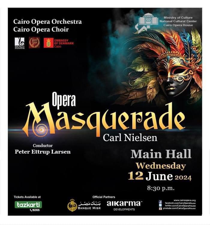 Opera “Masquerade" by Carl Nielsen at Cairo Opera House